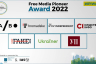 Seven Ukrainian media outlets to receive 2022 Free Media Pioneer award