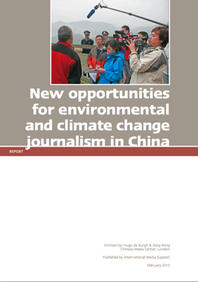New opportunities for environmental and climate change journalism in China