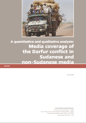 Media coverage of the Darfur conflict in Sudanese and non-Sudanese media