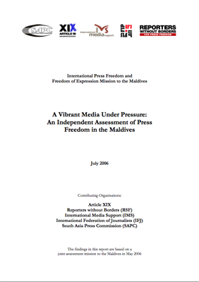 Maldives: A Vibrant Media Under Pressure
