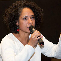 Amal Ramsis (Egypt) is an Egyptian filmmaker. Born in Cairo, Egypt, 1972. She is the founder and the director of Cairo International Women's Film Festival. Her films "Only Dreams" (2006), "Life" (2008) and "Forbidden" (2011) obtained many international awards and has been screened in art venues and festivals around the world. "The Trace of he Butterfly" from last year is her latest documentary film.