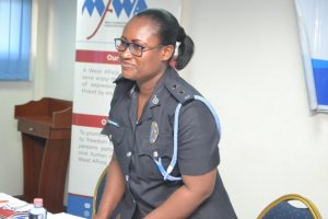 ASP Effia Tenge, Public Relations Officer for the Accra Regional Police Command