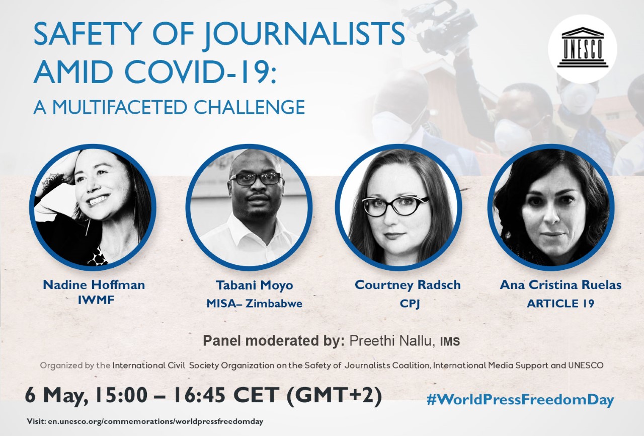 Webinar: Safety of journalists amid COVID-19 - a multifaceted challenge