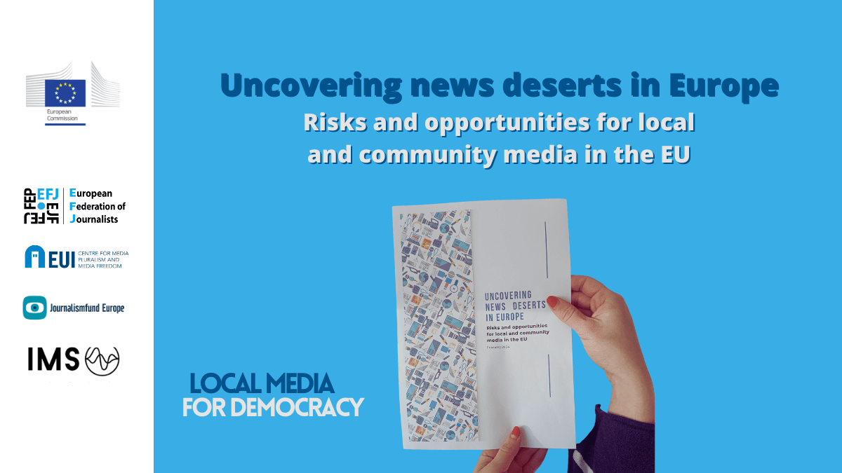 News deserts on the rise: a first comparative study indicates the fragile situation for local media across the EU