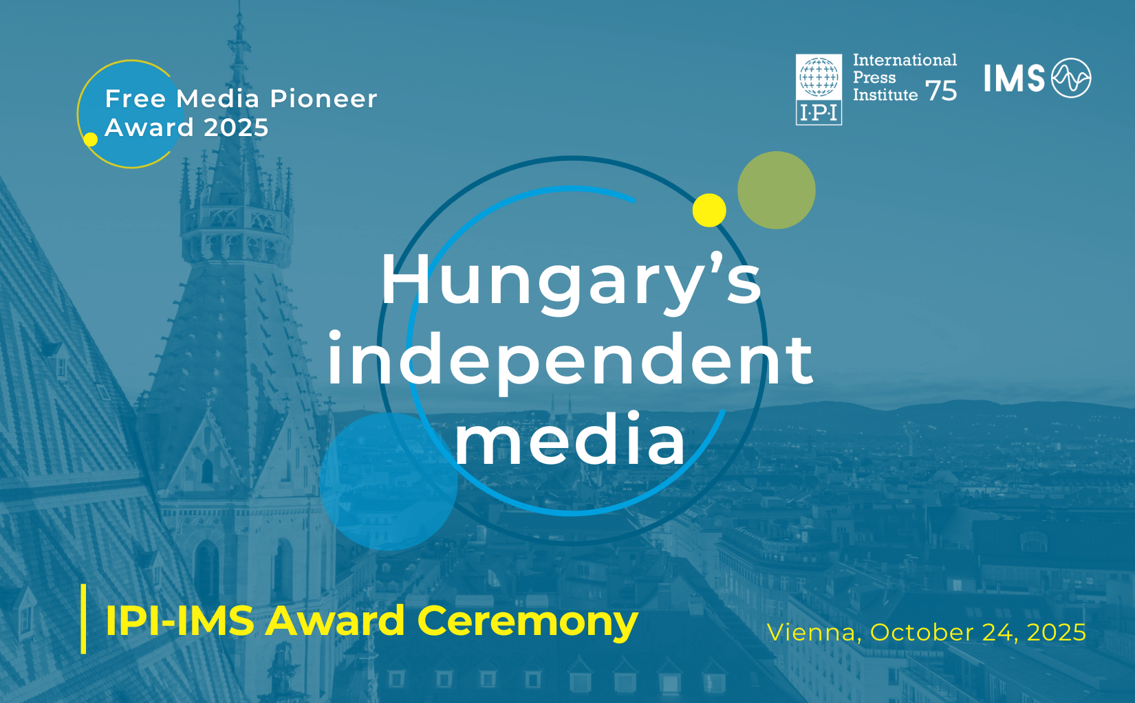 Hungary’s independent media honoured with 2025 IPI-IMS Free Media Pioneer Award