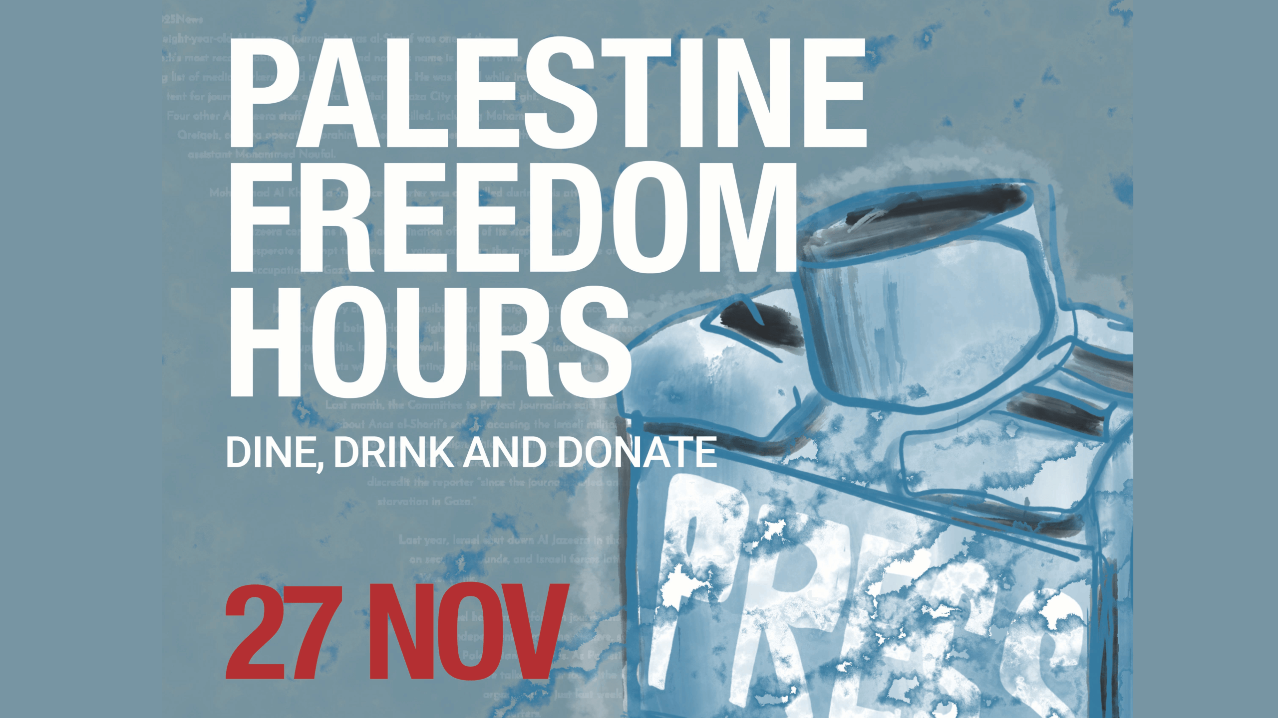 Copenhagen’s cafes, bars and restaurants mobilise to support Palestinian journalists