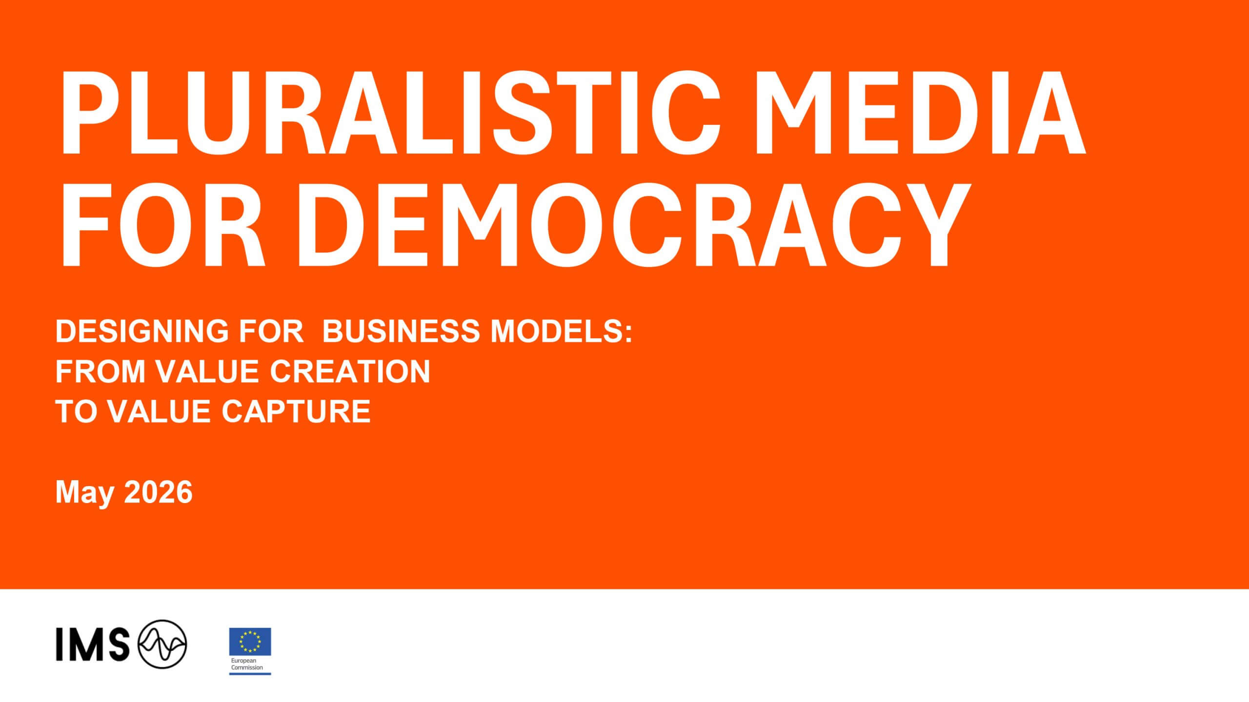 PowerPoint Presentation designing for business models: from value creation to value capture May 2026